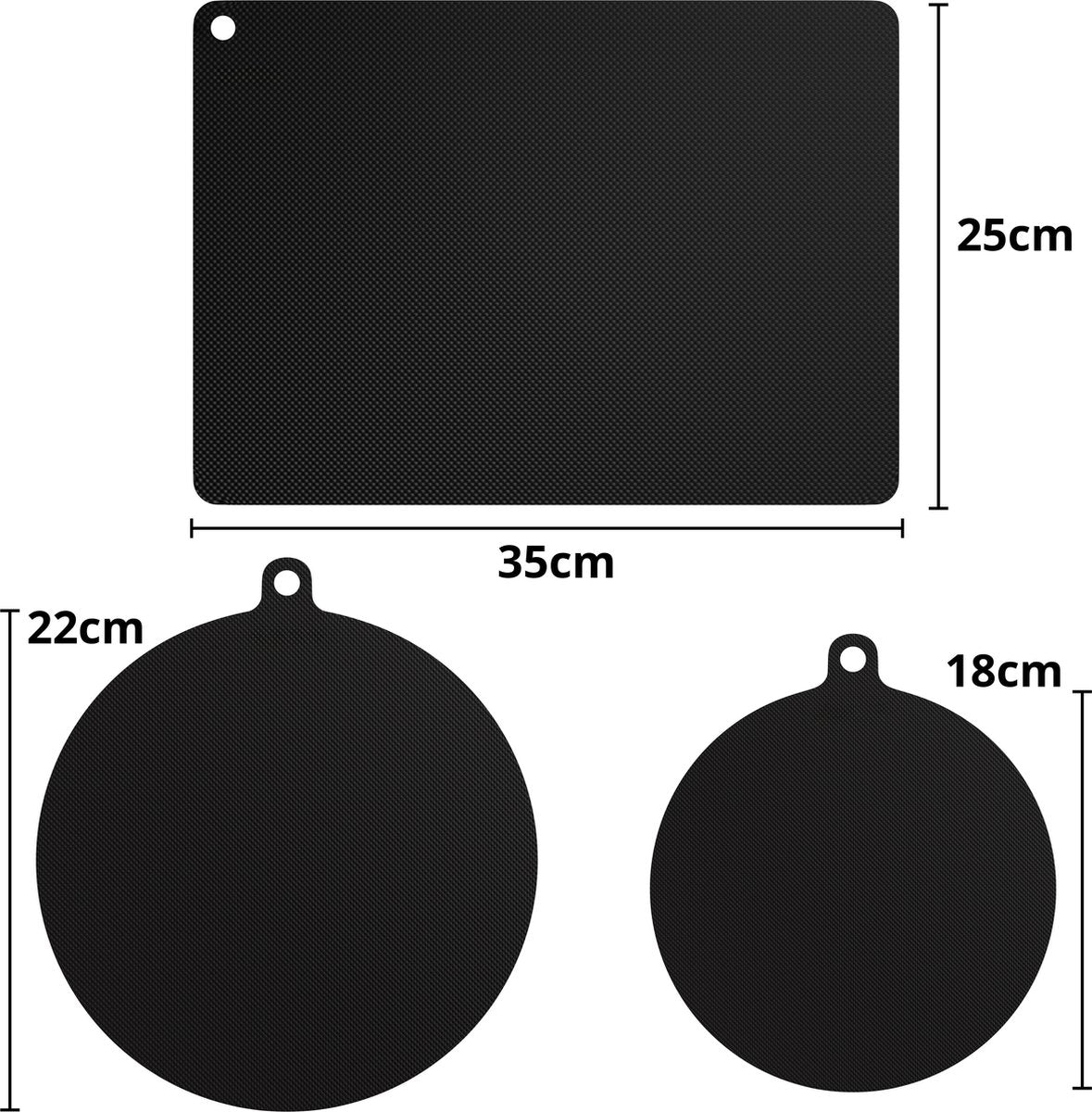 KitchenPicks Inductie Beschermer Set